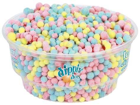 Dip and dots - Our Products. Rainbow Ice. Rainbow Ice. A Colorful Blend of Strawberry, Orange, Lemon, Lime & Blue Raspberry Ices! MSRP: Was: Now: $69.95. (You save) Nutrition Info Important Info.